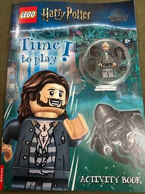 LEGO Harry Potter - Time to play! Softcover book & Sirius Black hp174 UNOPENED